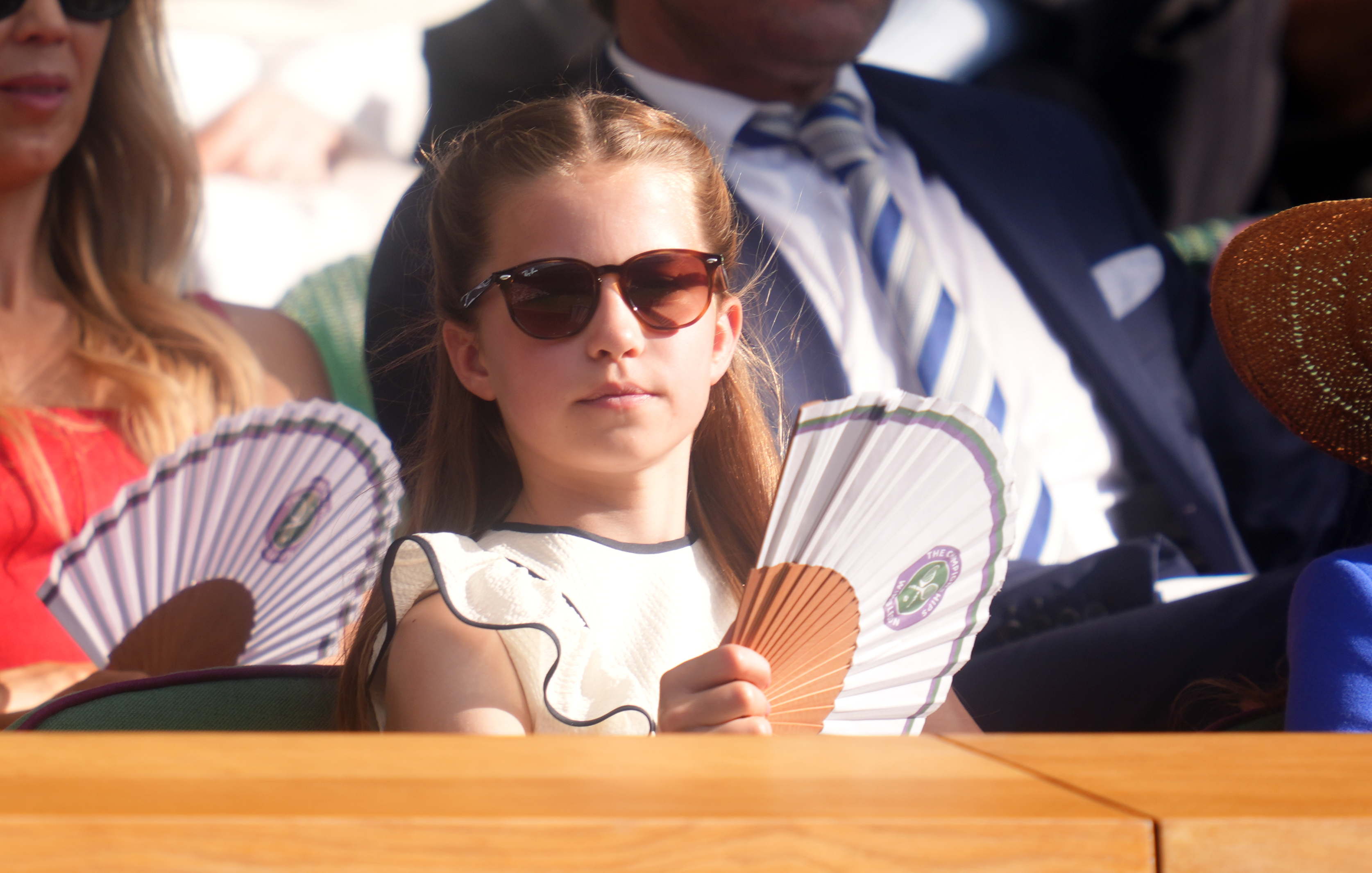 Princess Charlotte at Wimbledon in 2025