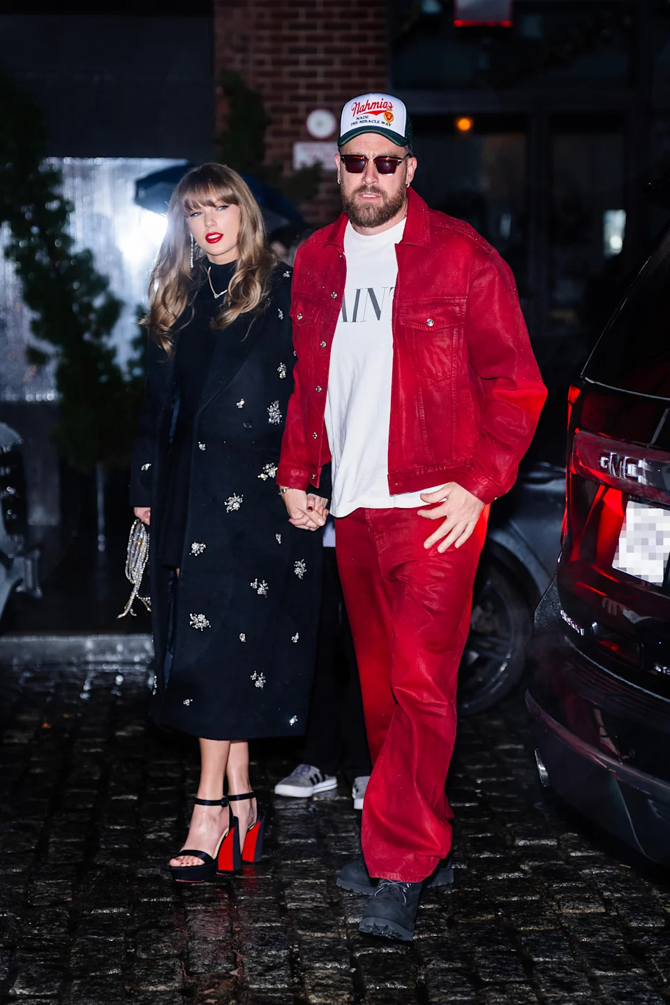 The lovebirds (pictured here in 2024) got engaged last August after two years of dating. GC Images