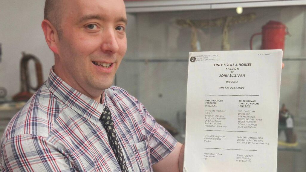 Lost Only Fools and Horses script unearthed with unaired Del Boy joke that was cut from finale