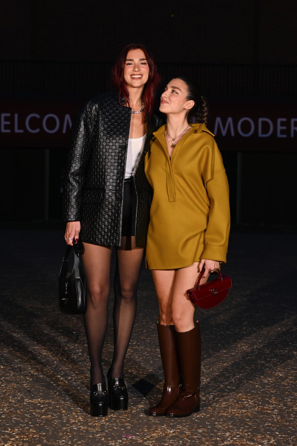 Gucci Cruise 2025 Fashion Show - Arrivals – Gucci Cruise 2025 Dua and Rina Lipa at Gucci Cruise 2025 Fashion Show.