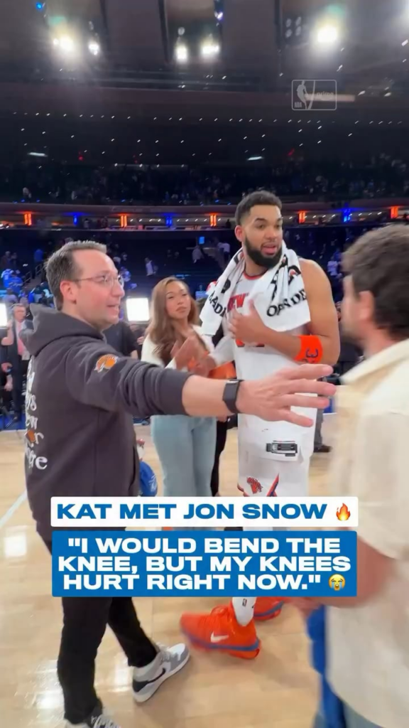 KAT meets Kit Harrington: ‘I would bend the knee but my knees hurt right now’