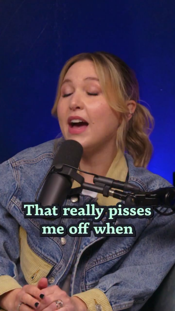 Comedian Taylor Tomlinson: “Really pisses me off when male stand-up comedians will talk shit about people who they find annoying and then their best friend's LITERALLY A PREDATOR”