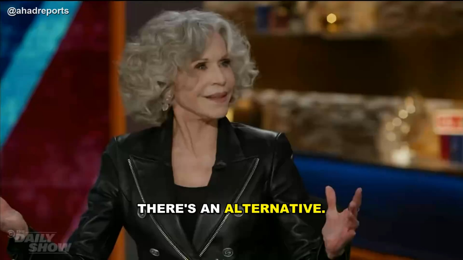 Jane Fonda on Trump’s Govt: “Entertainers are being attacked. Comics first because tyranny and comics don’t go together. We want to organize the entertainment industry to not cooperate with what’s happening because our democracy is being destroyed, our rights are being taken away” Jane Fonda on Trump's Govt: “Entertainers are being attacked. Comics first because tyranny and comics don’t go together. We want to organize the entertainment industry to not cooperate with what’s happening because our democracy is being destroyed, our rights are being taken away”
