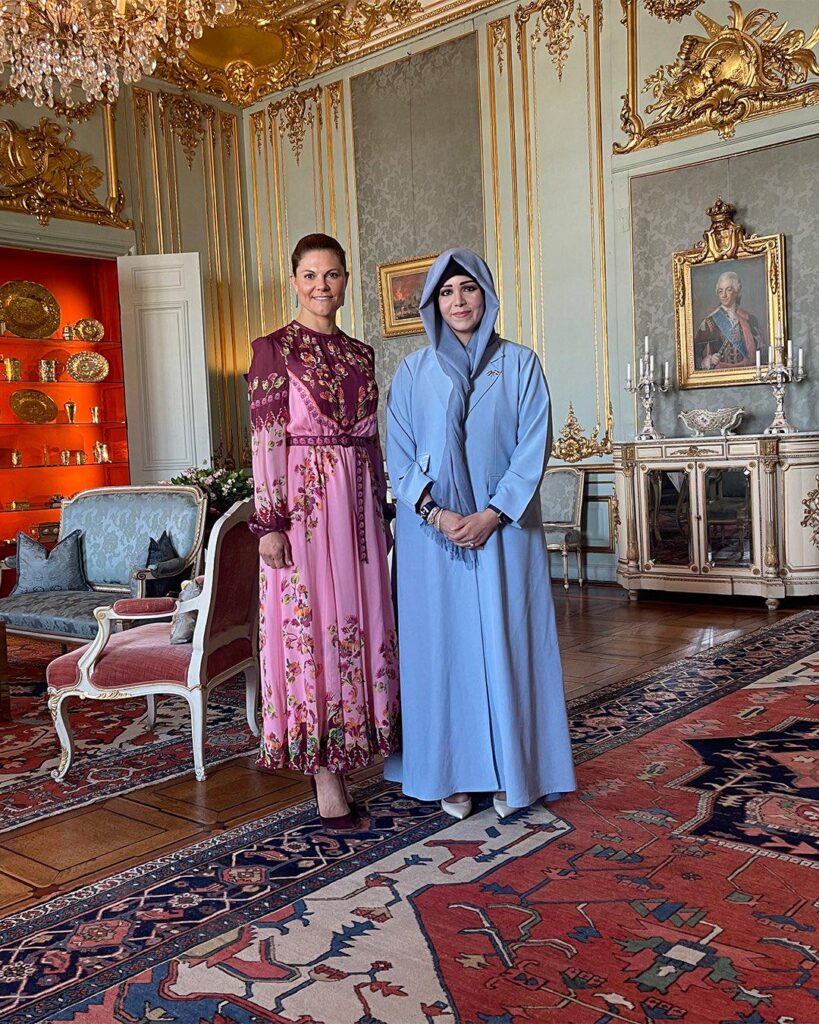 Crown Princess Victoria met with Sheikha Latifa MR AI Maktoum of the United Arab Emirates