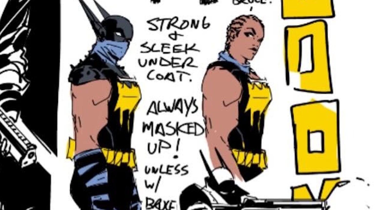 Our First Look Under The Coat: Barbara Gordon As The Absolute Bat