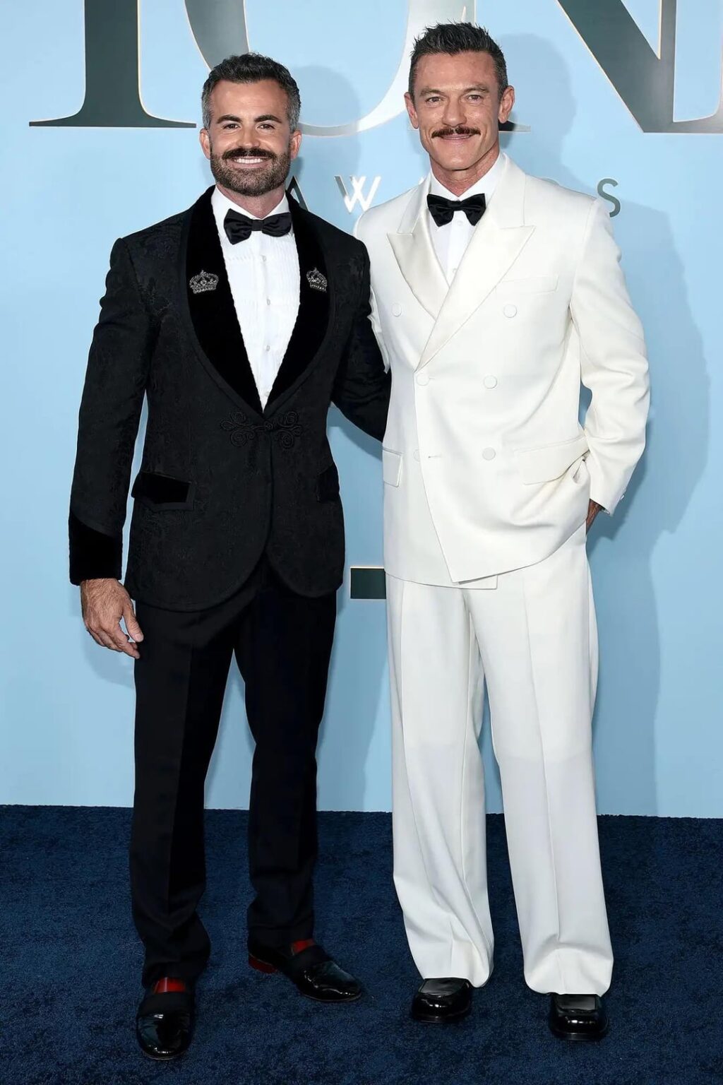 Luke Evans and BF Fran Tomas at 2026 Tony Awards