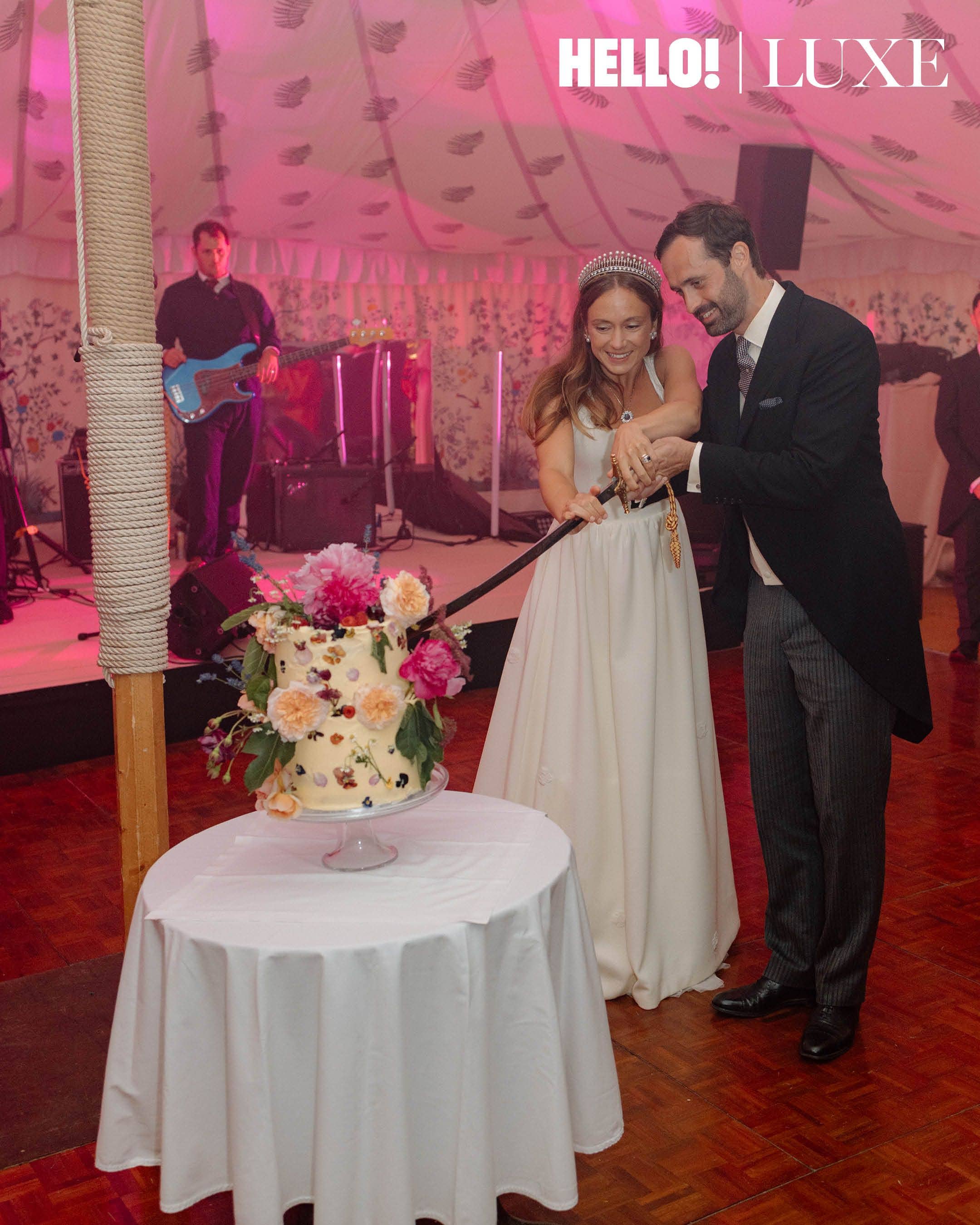 The cake was made by a local baker named Sophie Smith