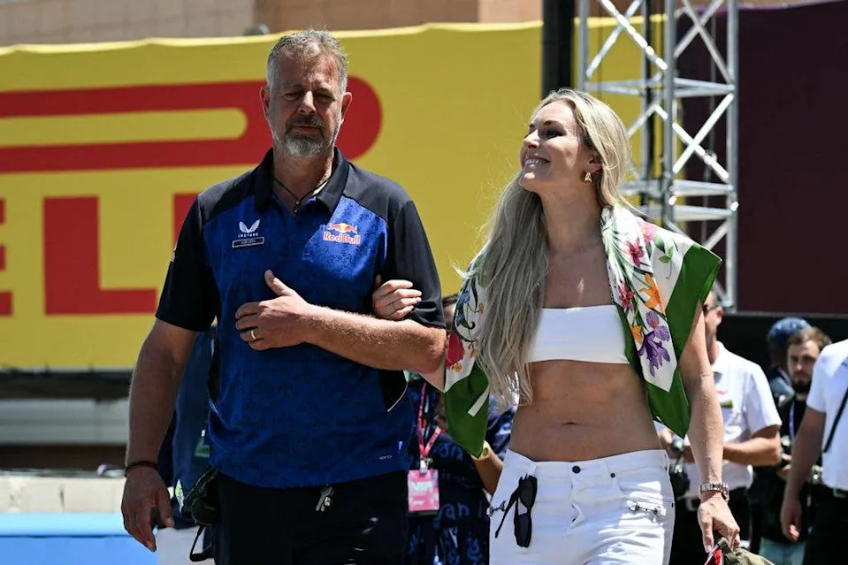 Lindsey arrives in the paddock ahead of the Monaco Formula 1 Grand Prix 