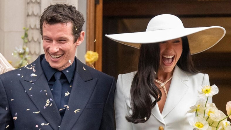 Callum Turner & Dua Lipa marry again in Sicily