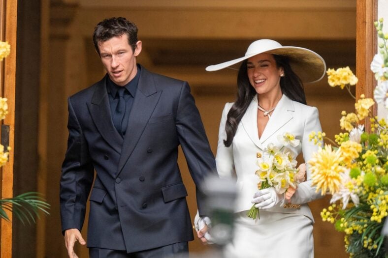 Callum Turner and Dua Lipa marry again in Sicily