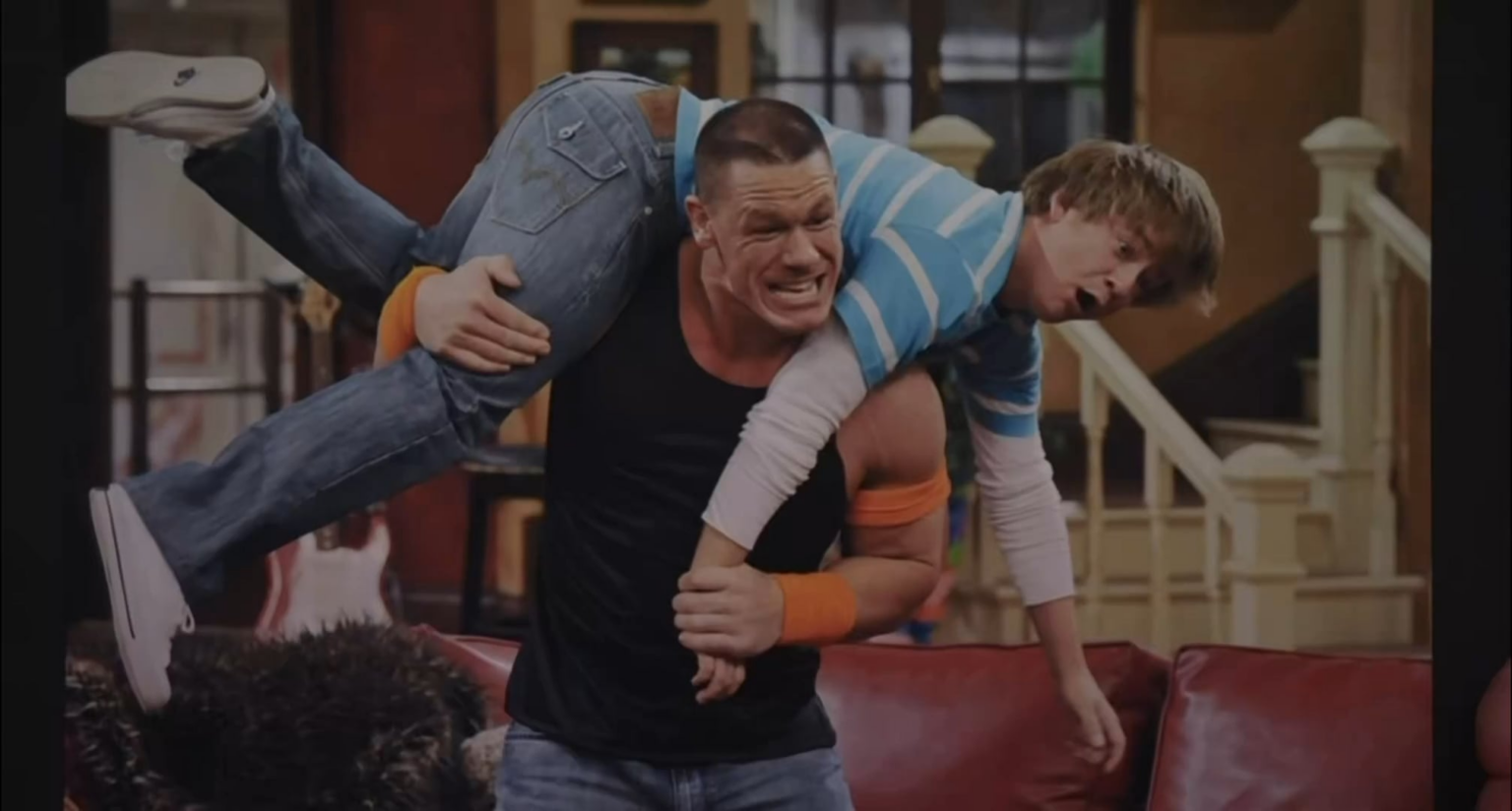 John Cena finds out he is the same age as Jason Earles (Jackson in 'Hannah Montana') who he had scenes with