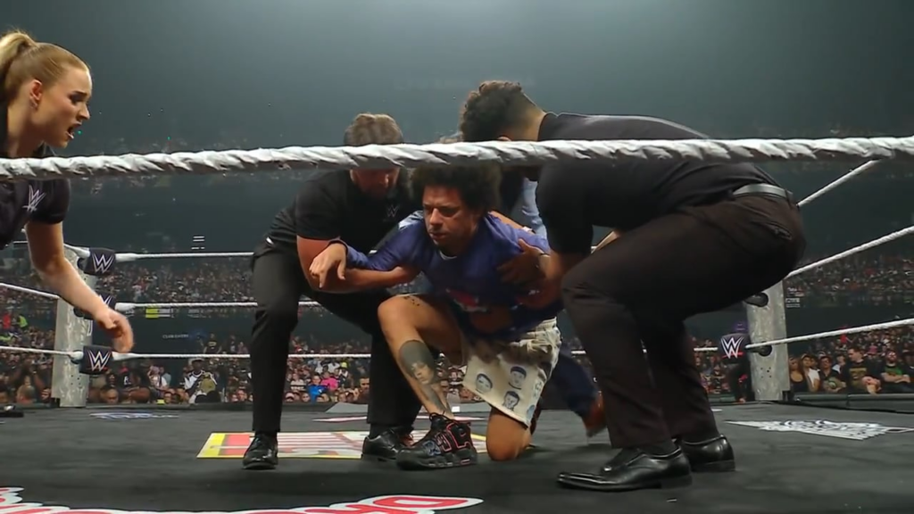 Eric Andre gets attacked on WWE Raw