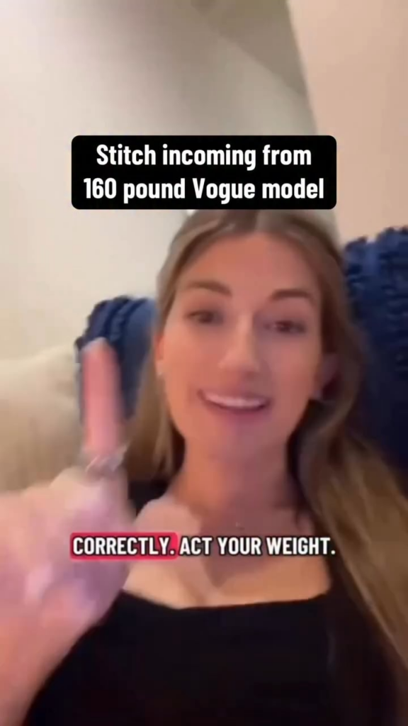 Amanda Nguyen responds to body shamer