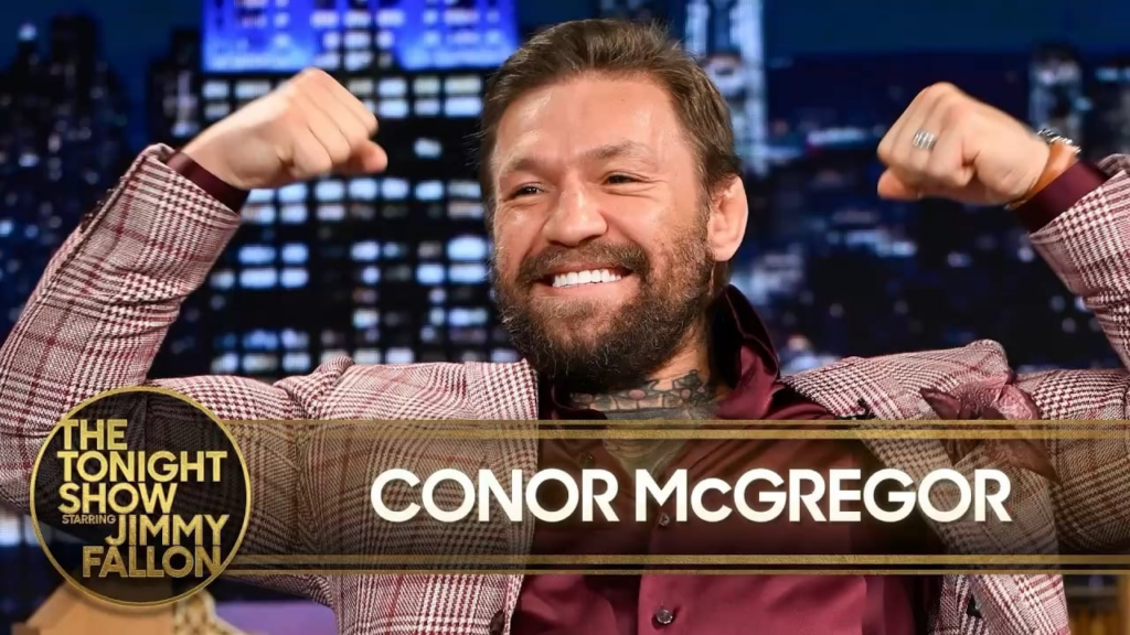 Jimmy Fallon gives a warm welcome to Violent Rapist and Racist Connor McGregor on The Tonight Show