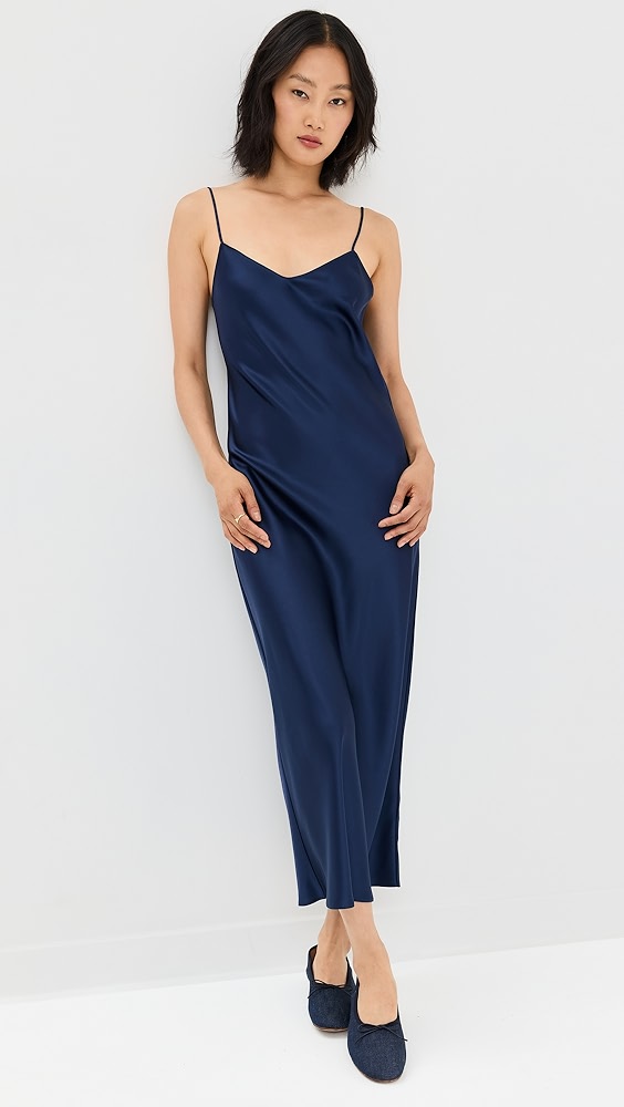 Sleeveless Slip Dress - Newport Navy