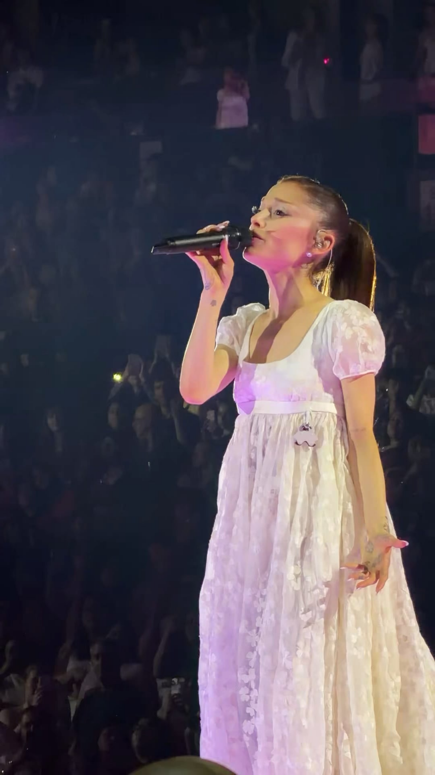 Ariana Grande performs ‘we can’t be friends’ at the opening night of her Eternal Sunshine Tour