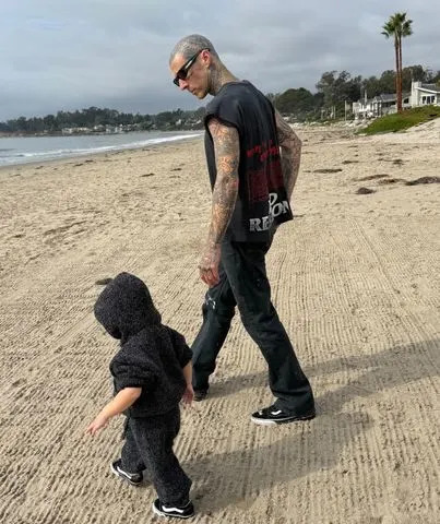 Rocky Thirteen Barker and Travis BarkerCredit: kourtneykardash/Instagram