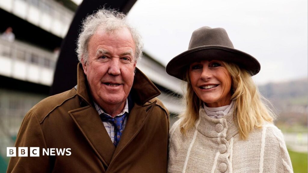 Clarkson’s Farm: Jeremy Clarkson announces cancer diagnosis in documentary series Jeremy Clarkson and Lisa Hogan on day four of the 2025 Cheltenham Festival at Cheltenham Racecourse.