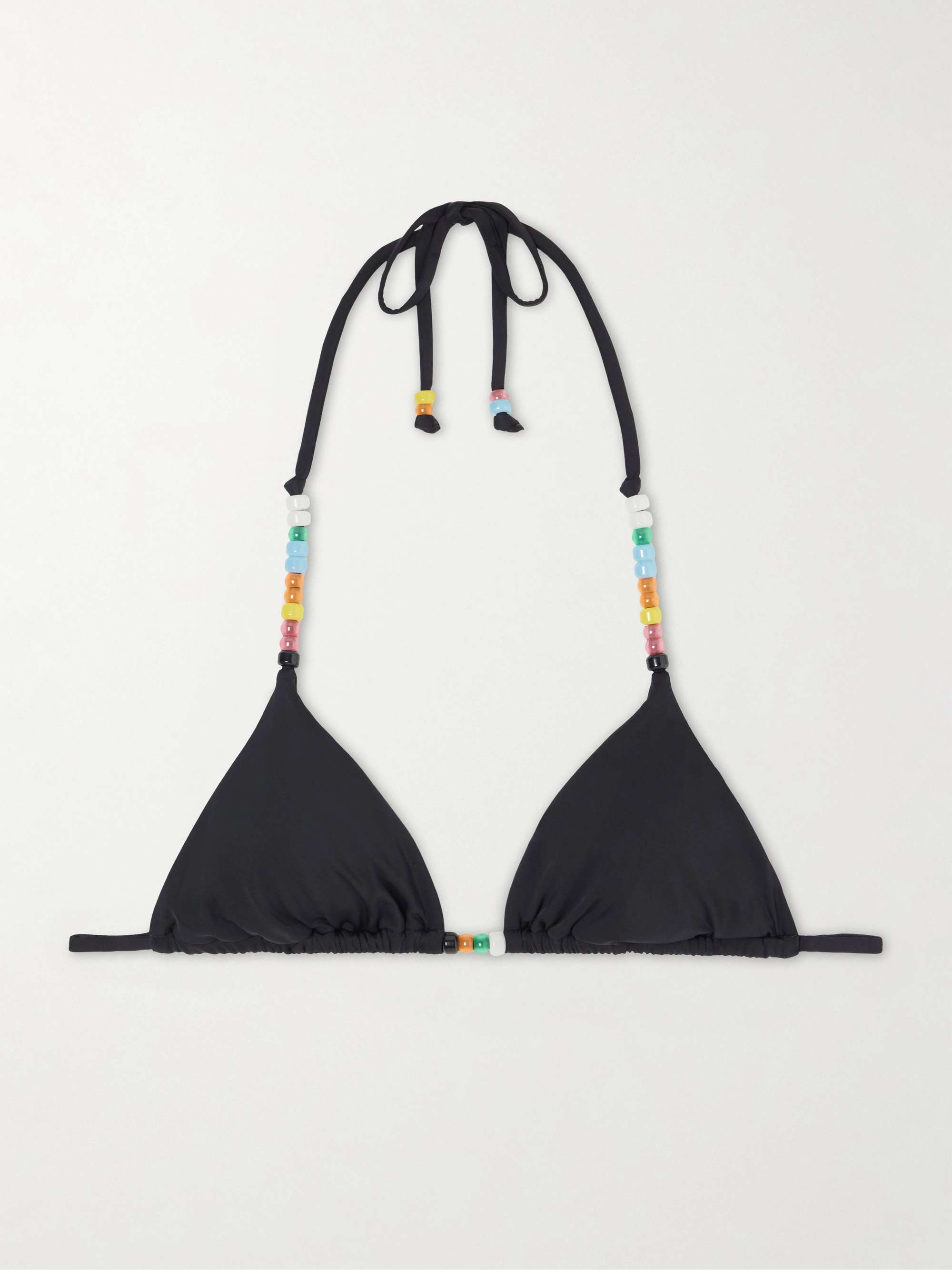 Lido Embellished Triangle Bikini Top