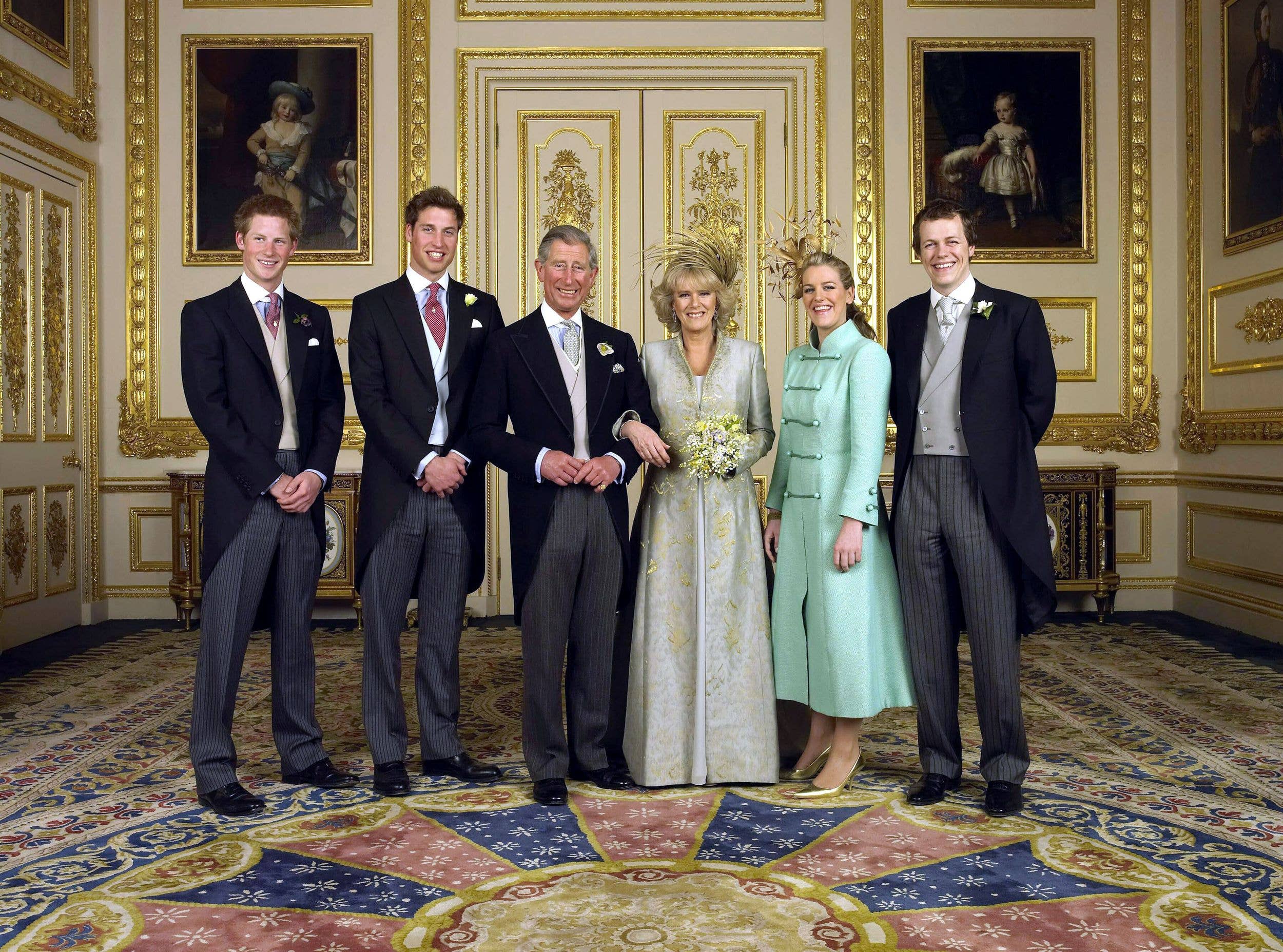 Charles and Camilla became stepparents in 2005