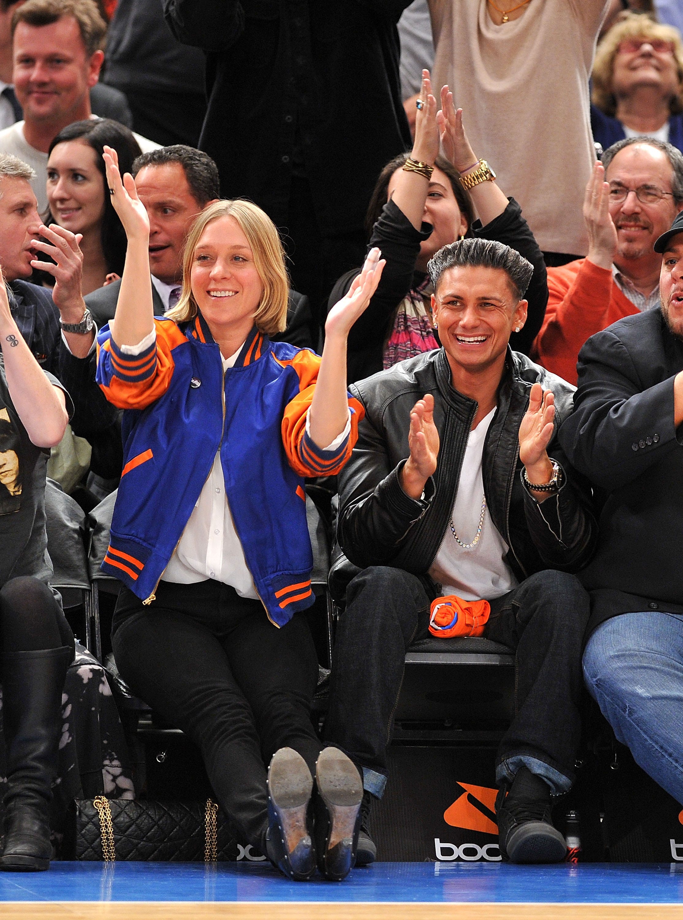 Celebrities Attend The San Antonio Spurs Vs New York Knicks Game - January 4, 2011
