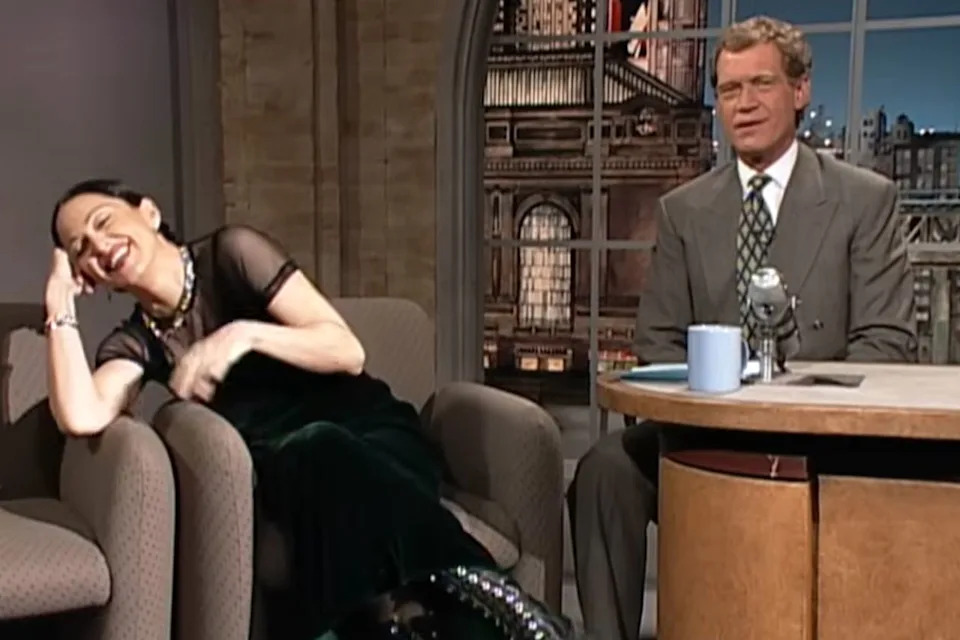 Madonna on 'Late Night With David Letterman' in 1994Credit: CBS
