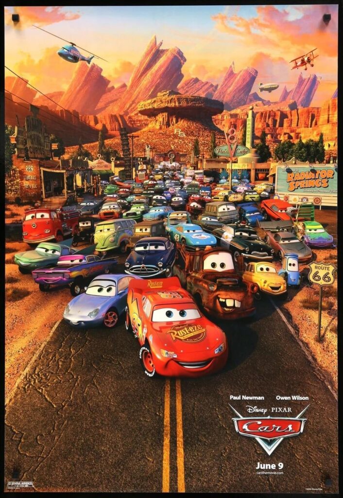 Disney and Pixar’s “Cars” was released in theaters 20 years ago today