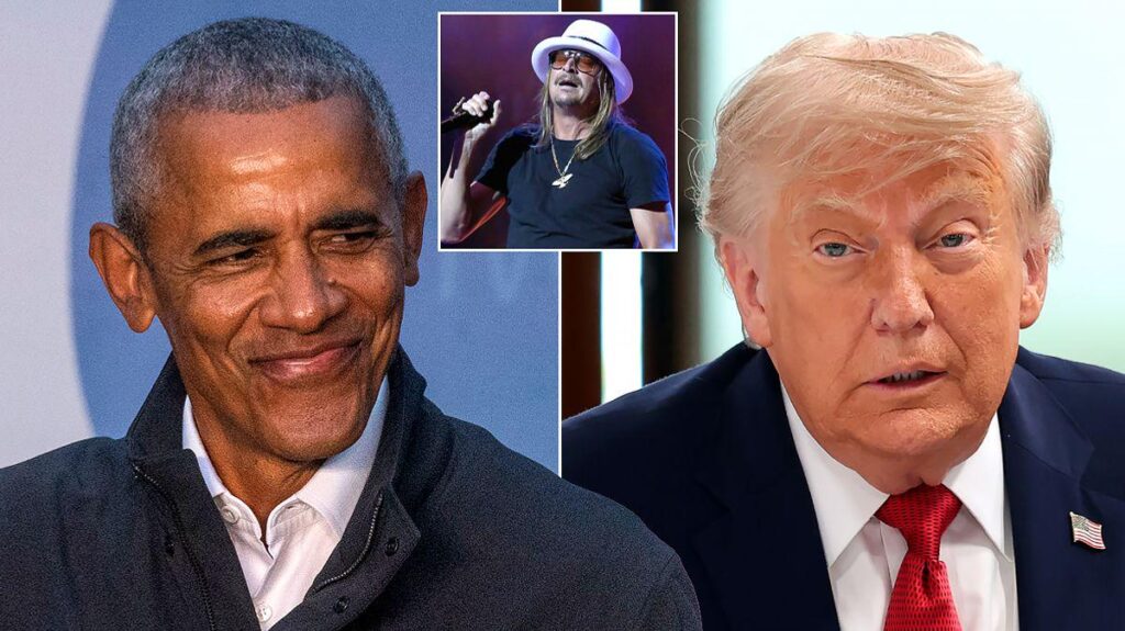 Trump critics say he ‘can’t get anyone’ except Kid Rock over A-list Obama event