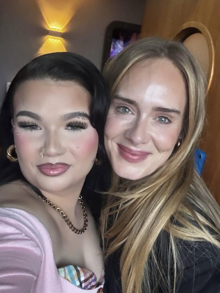 Adele and Lola Young after Lola’s concert in London