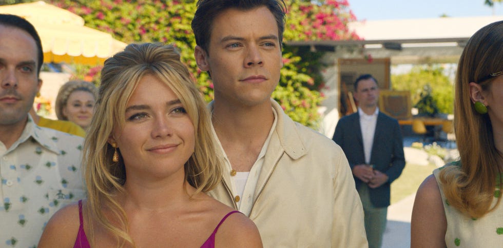harry styles, florence pugh, don't worry darling