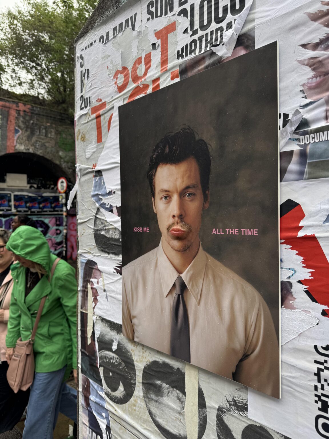 Some… unique posters spotted around London ahead of Harry Styles’ Wembley shows