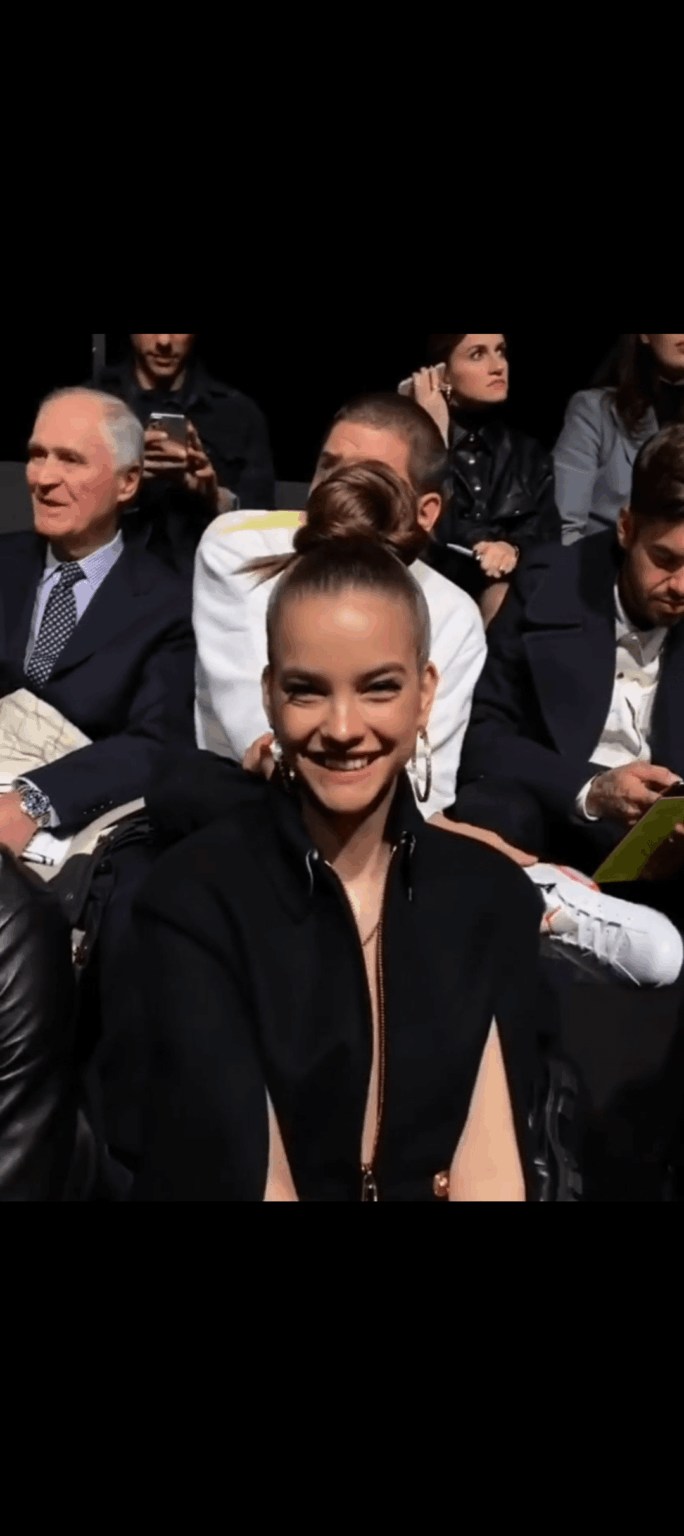 Barbara Palvin at the Versace Fashion Show in Milan, Italy | 02/21/20