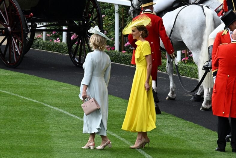 Kate Middleton in yellow dress at Royal Ascot in 2026