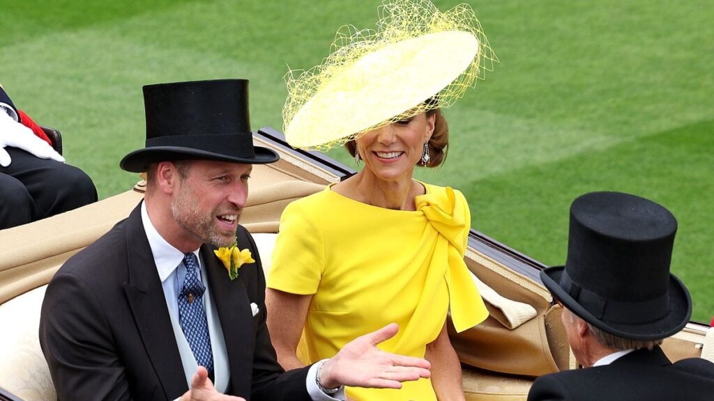 Kate Middleton Wears Bright Yellow Dress for Her Royal Ascot Return After a 3-Year Absence - Just Jared - Celebrity News and Gossip