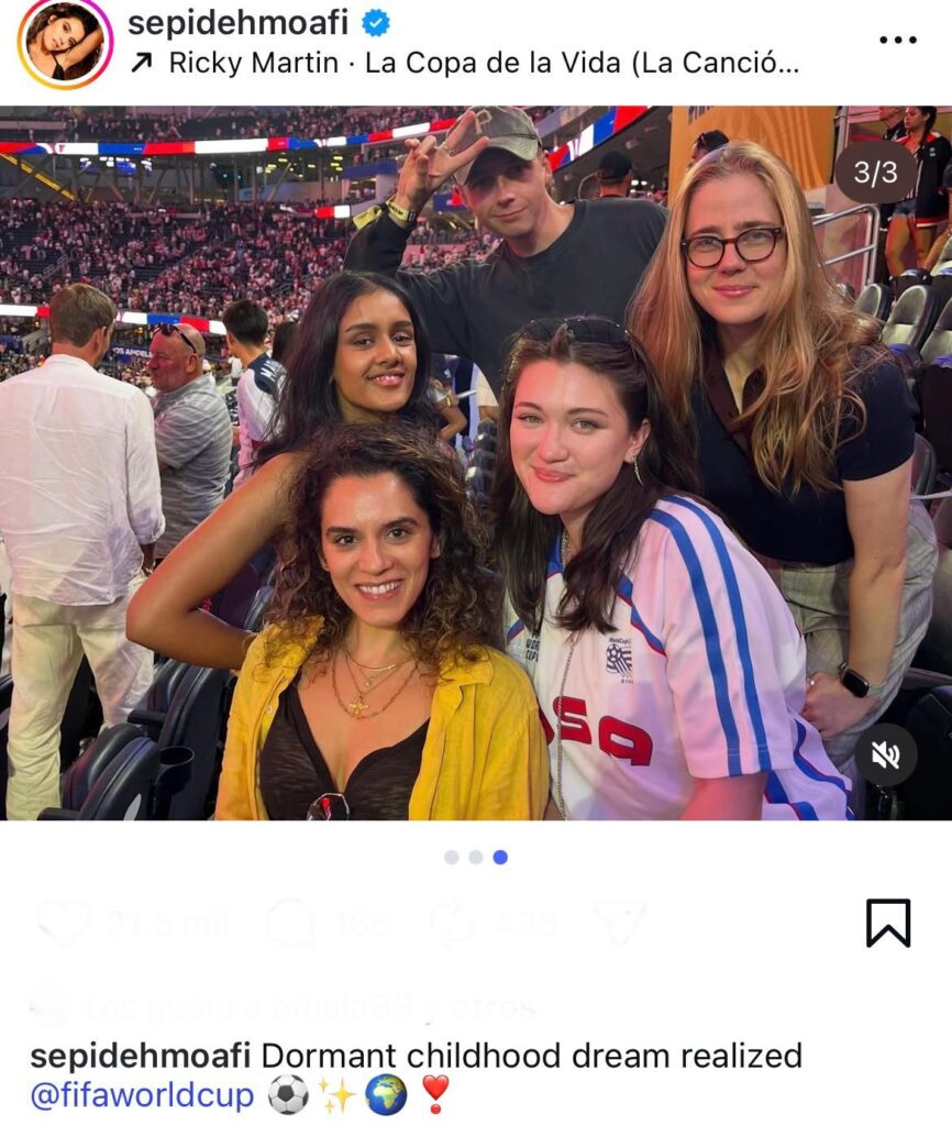 ‘The Pitt’ cast (Sepideh Moafi, Isa Briones, Taylor Dearden, Gerran Howell and Shabana Azeez) at the 2026 FIFA World Cup