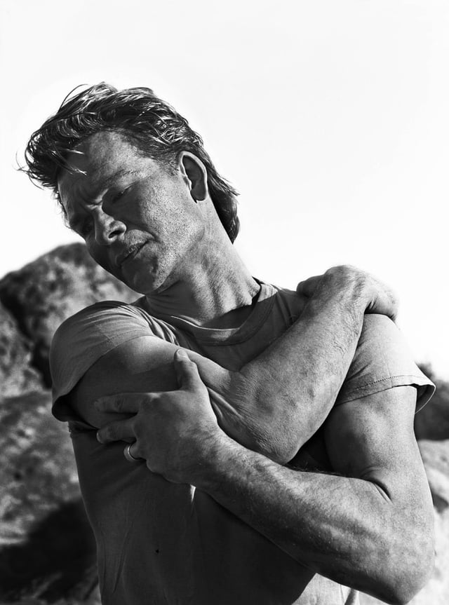 Patrick Swayze photographed by Lance Staedler (1993)