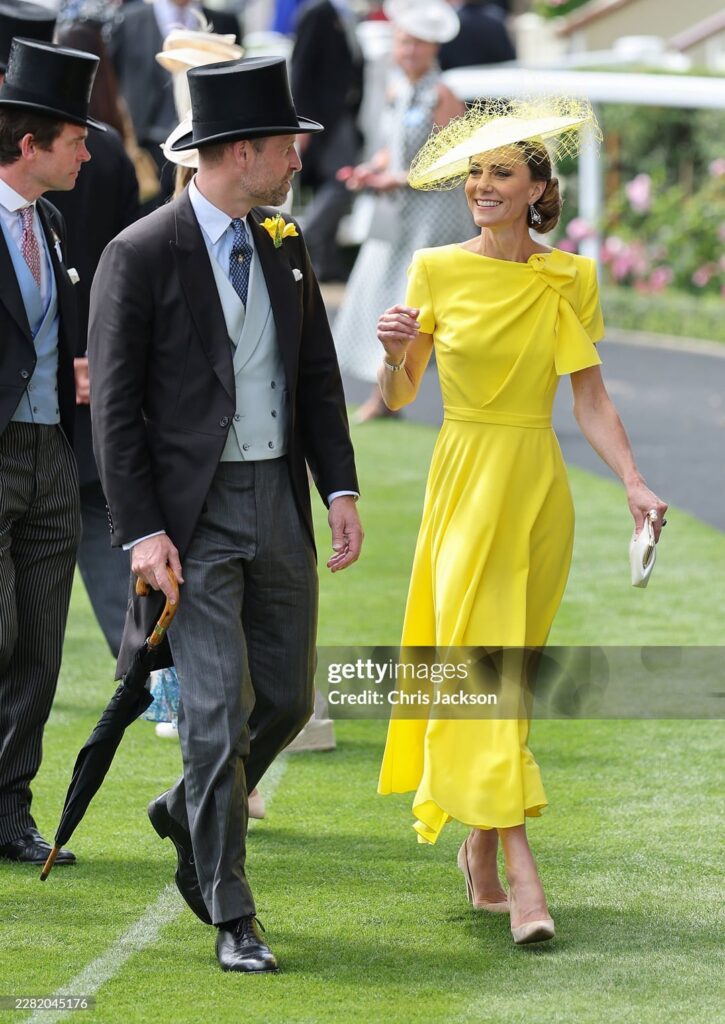 𝐓𝐇𝐄 𝐏𝐑𝐈𝐍𝐂𝐄 & 𝐏𝐑𝐈𝐍𝐂𝐄𝐒𝐒 𝐎𝐅 𝐖𝐀𝐋𝐄𝐒 attend Day Two of the Royal Ascot