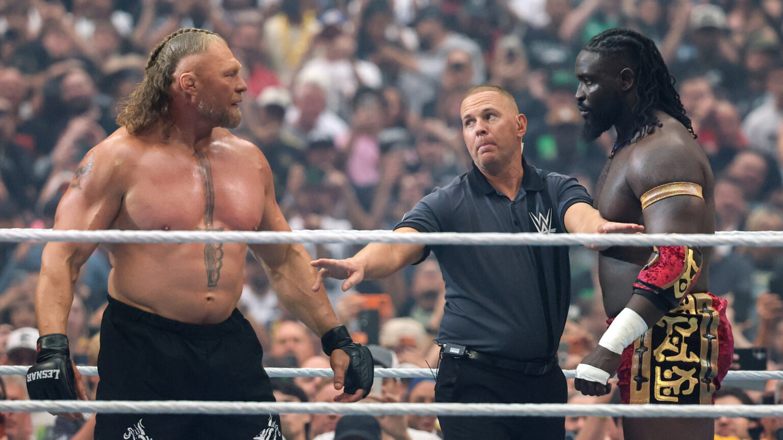 Backstage Report On WWE’s Long-Term Creative Plans For Brock Lesnar & Oba Femi Feud Backstage Report On WWE's Long-Term Creative Plans For Brock Lesnar & Oba Femi Feud