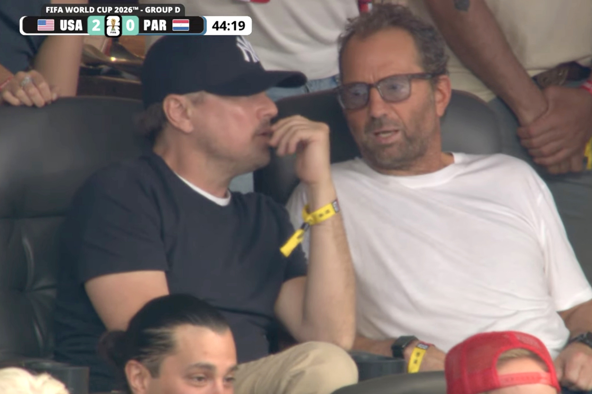 Leonardo DiCaprio, celebrities attending the World Cup Group Stage 2026