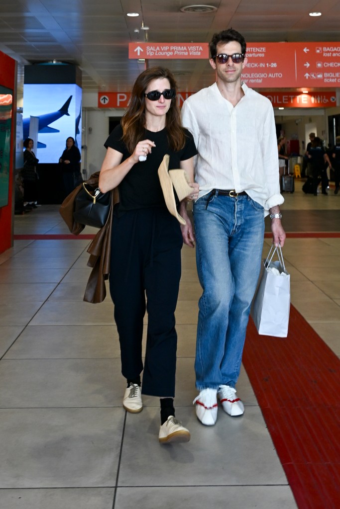 Mark Ronson and Grace Gummer attend Dua Lipa and Callum Turner's wedding weekend in Italy