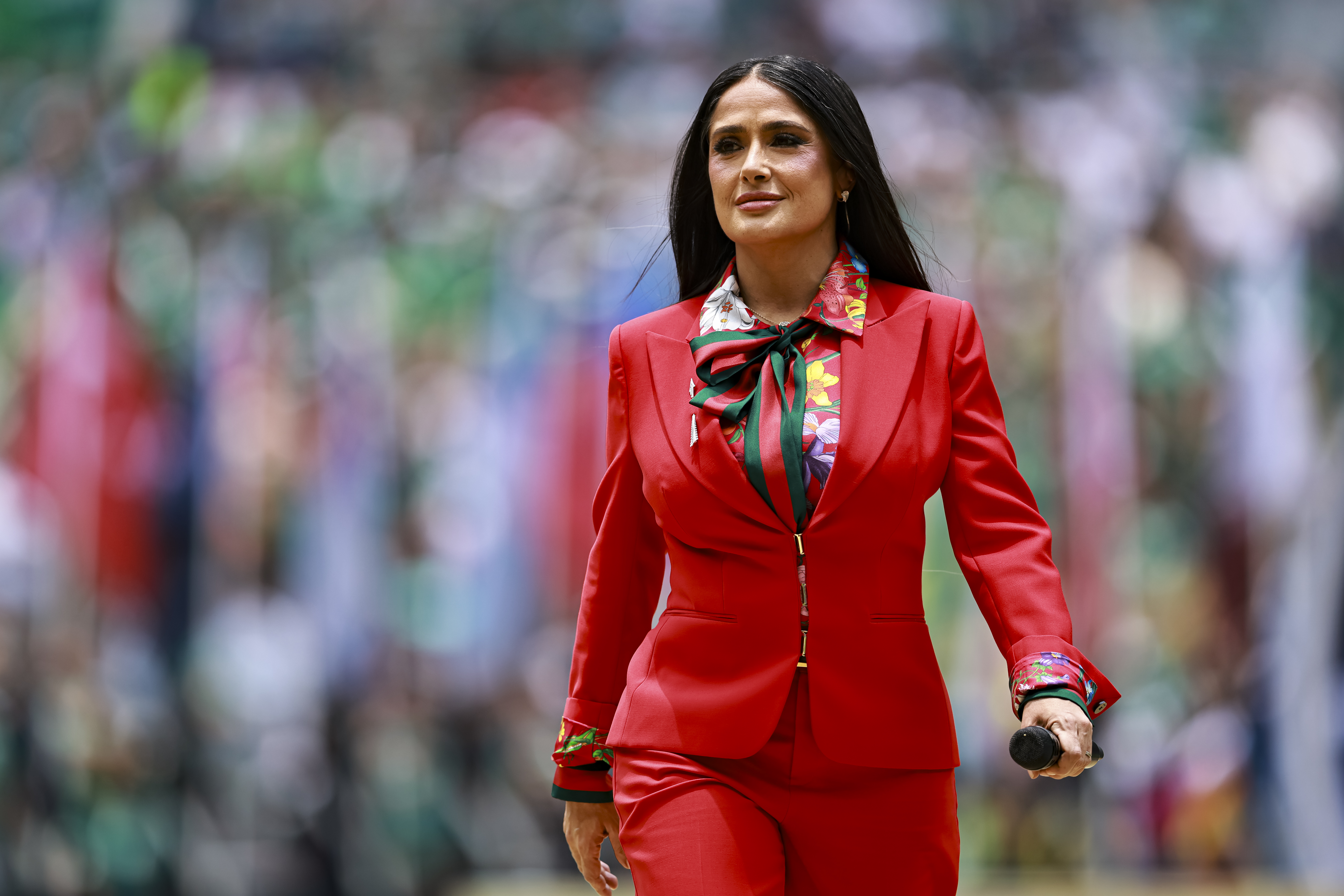 Salma Hayek, celebrities attending the World Cup Group Stage 2026