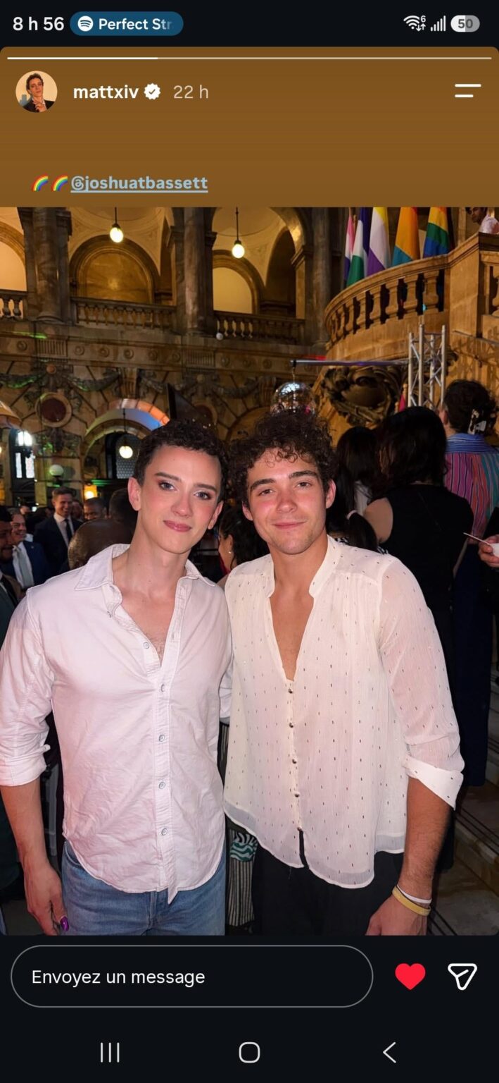 Joshua Bassett attends NYC Mayor Zohran Mamdani's Pride Party