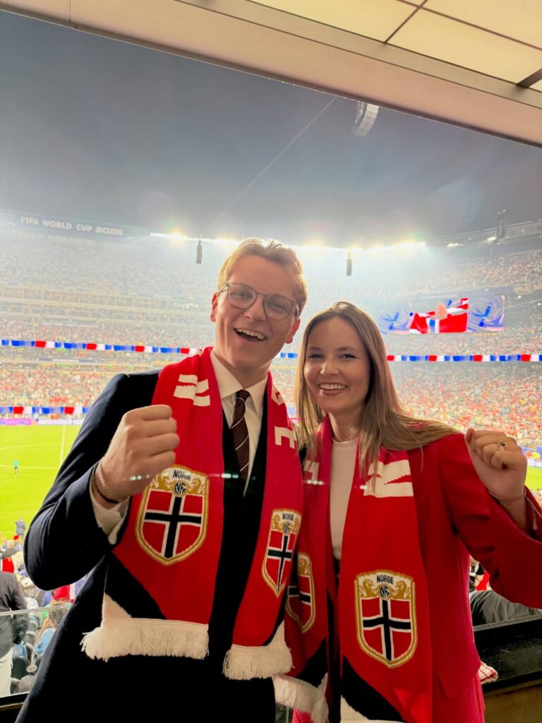 Princess Ingrid Alexandra and Prince Sverre Magnus attended a World Cup game in New Jersey Princess Ingrid Alexandra and Prince Sverre Magnus attended a World Cup game in New Jersey