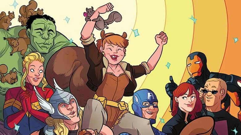 Cover art for Unbeatable Squirrel Girl #1 by Erica Henderson