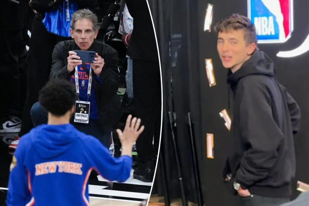 Timothee Chalamet, Knicks’ celebrity fans back for NBA Finals Game 2 Timothee Chalamet, Knicks' celebrity fans back for NBA Finals Game 2