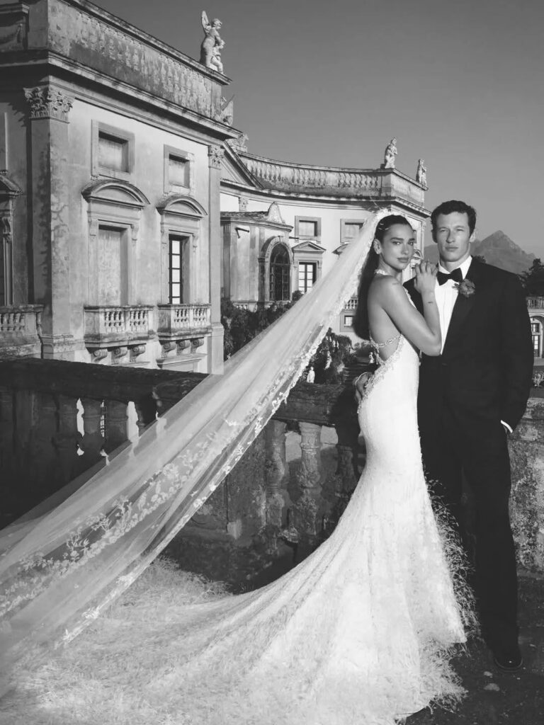 Dua Lipa & Callum Turner’s wedding photos