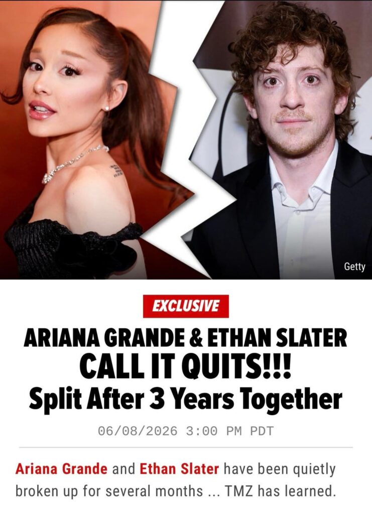 Ariana Grande and Ethan Slater Split After Nearly 3 Years Together