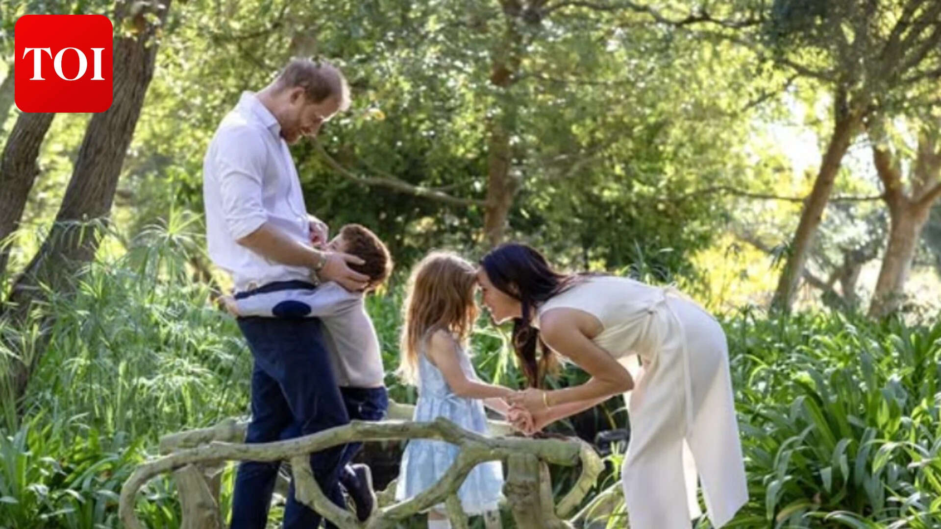 Prince Harry and Meghan Markle are expected to travel to Britain with their children, Archie and Lilibet, for what could be the family's first joint UK visit in four years. Prince Harry and Meghan Markle with Prince Archie and Princess Lilibet