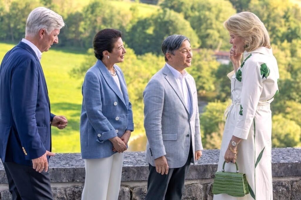 More Pics of Emperor Naruhito and Empress Masako of Japan with the Belgian Royal Family