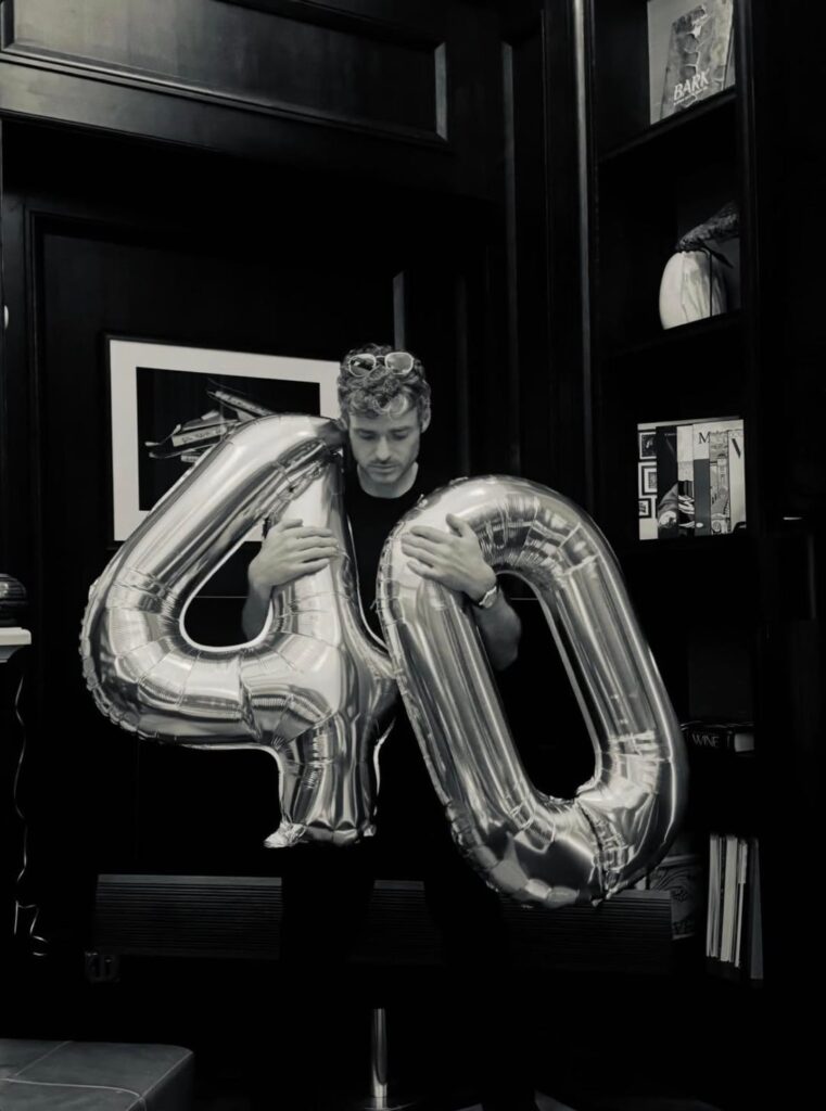 Richard Madden Celebrating his 40th birthday (with cameo from Gemma Chan) via. Instagram